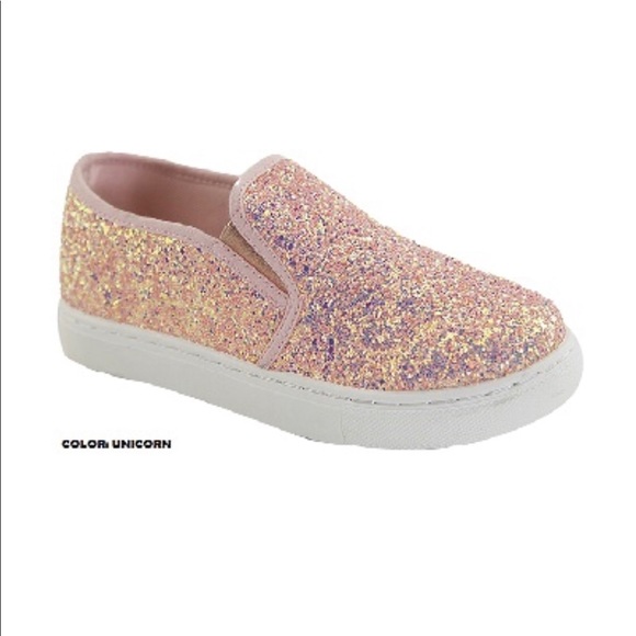 ✨New In Box Colorful Glitter Slip On Sneakers✨ - Picture 2 of 7